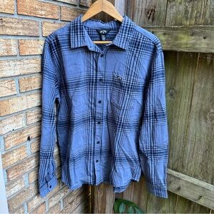 Billabong Navy Checkered Men's Shirt